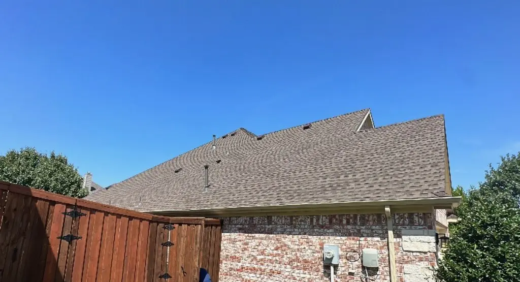 Completed roof replacement project in Napoleon